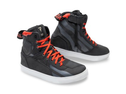 148061 rebelhorn vandal printed kozene boty cerne cervene 45