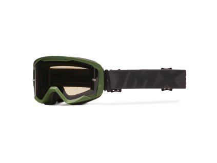 IMX ENDURANCE FLIP GREEN MATT/BLACK brýle - sklo DARK SMOKE + CLEAR (2 SZYBY W ZESTAWIE)