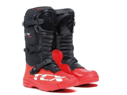149477 detske moto boty tcx comp kid cerno cervene 36