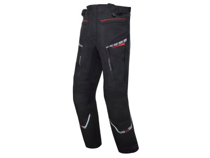153233 spark avenger evo panske textilni moto kalhoty cervena cerna l