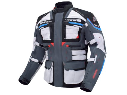 153359 spark avenger evo panska textilni moto bunda trikolora 2xl