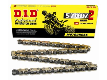 155117 did retez did520dz2g b112 112 clanku barva zlata cerna typ spojky rozebiratelna