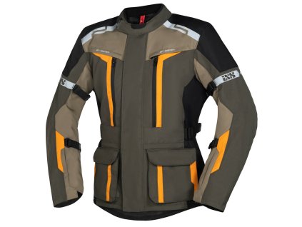 155441 ixs evans st 2 0 textilni bunda olivova bezova oranzova xxl