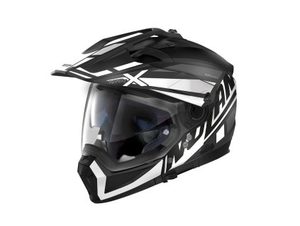 158162 1 moto helma nolan n70 2 x mirage n com flat black 54 xxl