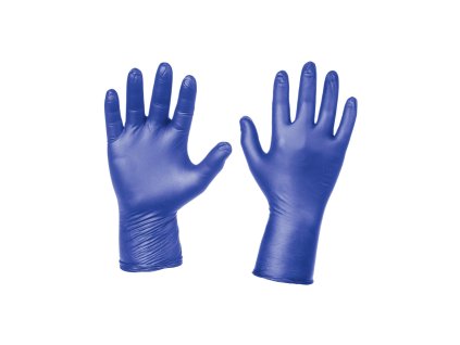 159638 jednorazove tenke nitrilove rukavice modre 100ks xl