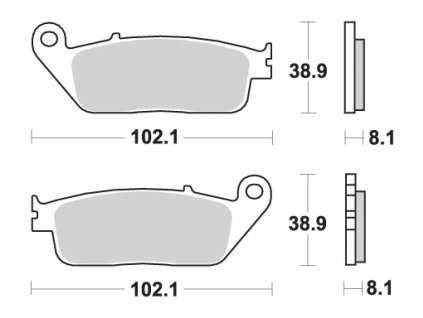 159875 sbs brzdove desticky kh142 kh226 racing dual carbon