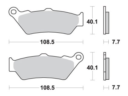 160007 sbs brzdove desticky kh209 kh209 2 street excel racing