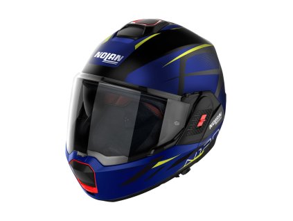 162533 moto helma nolan n120 1 nightlife n com flat black 28 l