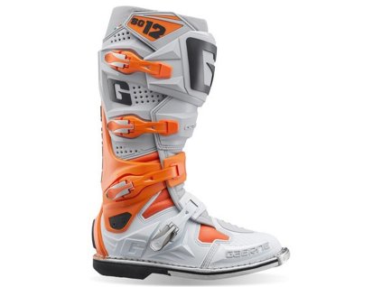 162920 gaerne sg 12 boty cross enduro bile oranzove sede 43