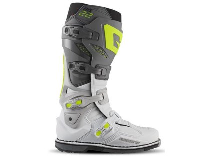 163247 gaerne sg 22 boty cross enduro sede bile zlute 42