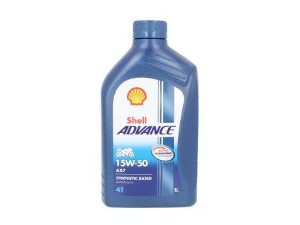 163760 1 4t motorovy olej shell advance ax7 15w50 1l api sm jaso ma 2