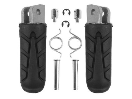 BIKETEC DÍLY STUPAČKY ŘIDIČE KOMPLETNÍ S UPEVNĚNÍM HONDA CBR 600 '95-98, NTV 650 '88-97,