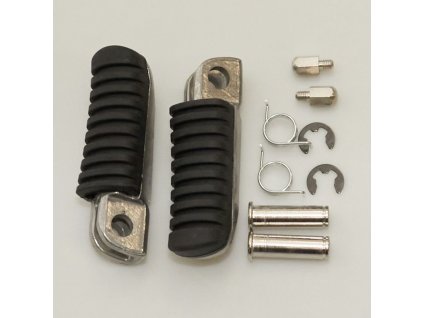 BIKETEC DÍLY SADA STUPAČEK ŘIDIČE KOMPLETNÍ S UPEVNĚNÍM KAWASAKI ZRX 400 '93-07, ZRX 1100