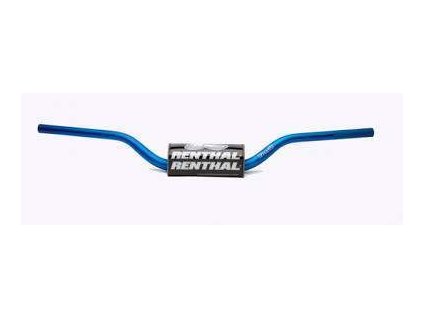 177243 renthal riditka 1 1 8 cala 28 6mm mx fatbar handlebar blue reed windham barva modr