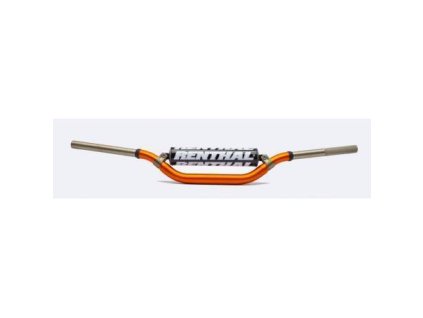 177402 renthal riditka 7 8 cala 22mm mx mini handlebar orange kawasaki kx 65 02 16 padded