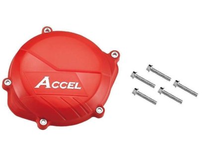 178074 accel plastovy kryt spojky honda crf 450r 09 17 barva cervena