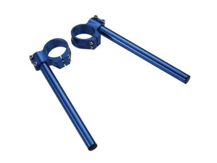 178287 accel riditka dvoudilna street clip on uchyt 50mm barva modra