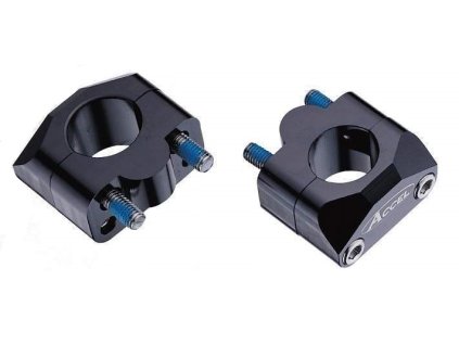 178479 accel uchyceni riditek dolni 22 2 horni 22 2mm vyska 20mm barva cerna