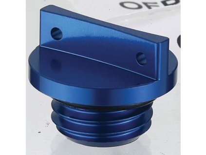 178527 accel vicko plniciho otvoru oleje yamaha wr 250f 06 13 honda crf barva modra zavit m20x2