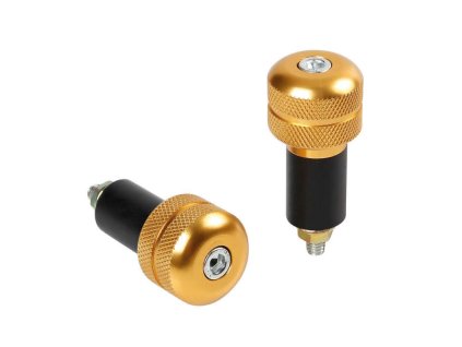 Závažíčka do řídítek gold 17/23 mm, koncovky na řidítka 2x50g - 90323