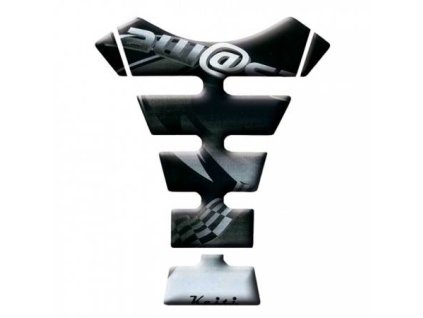 Keiti Tankpad Colour Kawasaki černá stříbrná, TK022 na motorku