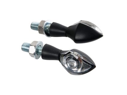 LED blinkry PIXIA black, 12V černé blinkry na motorku
