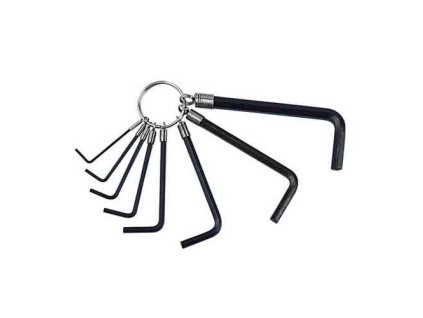 Sada nářadí šestihranné klíče imbusy 8 kusů, na kroužku