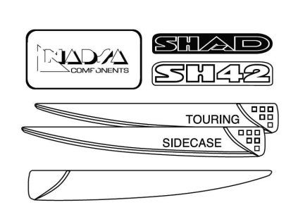 SHAD Samolepky D1BNETR pro SH42