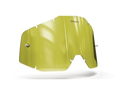 náhradní plexi pro brýle 100% pro brýle 100% Racecraft/Accuri/Strata, ONYX LENSES Hi-Vis