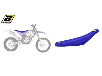 BLACKBIRD potah sedadla SHERCO SE/SEF 17-19, PYRAMID, barva modrá