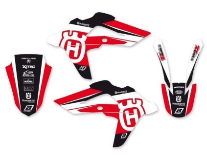 BLACKBIRD sada ochranných nálepek HUSQVARNA