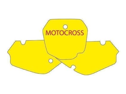 BLACKBIRD sada ochranných nálepek pod startovní číslo startovní číslo SUZUKI RM 85 02-16