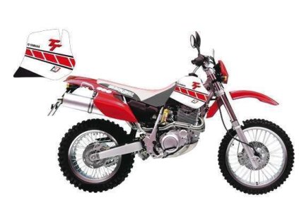 BLACKBIRD sada ochranných nálepek YAMAHA TT 600R 97-05 DREAM 2, barva bílá/červená