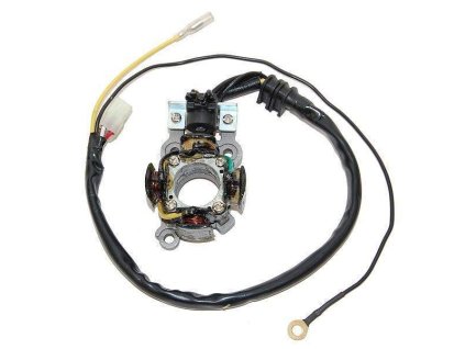 ELECTROSPORT Stator (vinutí) alternátoru YAMAHA YZ 450F 35W s kabelem na světla