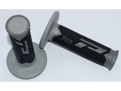 PROGRIP gripy PG788 OFF ROAD (22+25mm, délka 115mm) barva tmavě šedá/šedá/černá (trojdíln