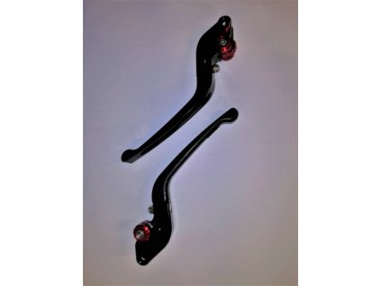 ARASHI CNC páčky zalamovací pár černá červená