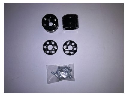 RUTAN závažíčka do řídítek GATLING - pár černá