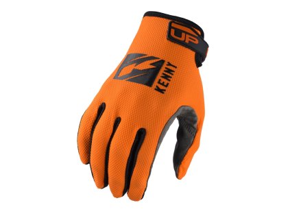 208545 mx enduro rukavice na motorku kenny model up barva oranzova velikost m