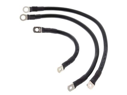 21006 all balls sada cernych kabelu baterie harley flst heritage softail 86 88 fxst softail 84