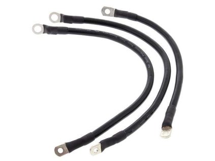 21018 all balls sada cernych kabelu baterie harley fxr super glide 86 88 fxr super glide ii 82