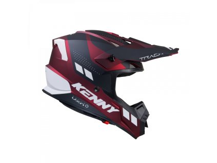 kenny racing kask cross enduro model track blue ko