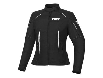 Dámská bunda na motorku TXR Elisa černo-bílá