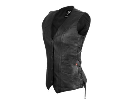 Dámská kožená vesta na motorku TXR Highway
