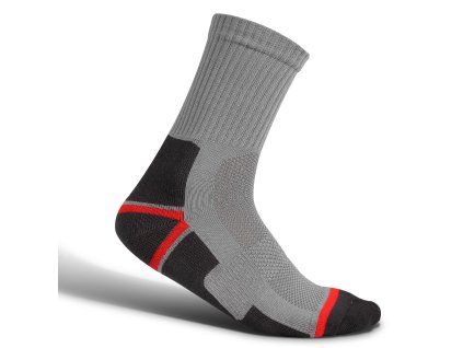 Funkční ponožky na motorku TXR Tempo černo-světle šedé