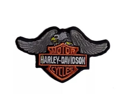 Moto nášivka orel Harley Davidson