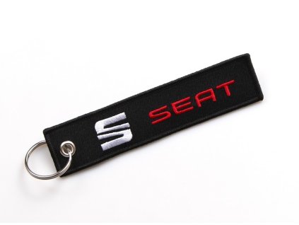 Textilní klíčenka Seat