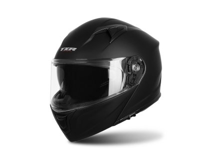 Výklopná přilba na motorku TXR Rival černá matná