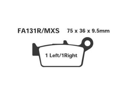 25670 1 ebc fa131 mx s sintrovane brzdove desticky pro motorku