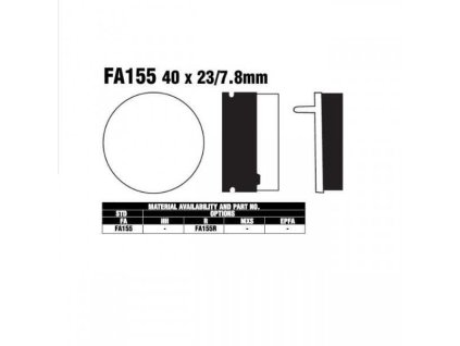 25838 1 ebc fa155 r sintrovane brzdove desticky pro motorku