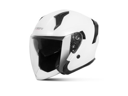 Otevřená helma na motorku TXR City perleťově bílá